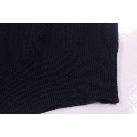 Brooks Brothers 3-Ply Scottish Cashmere Navy Blue Knit Sweater Vest Men's XL - Picture 6 of 7